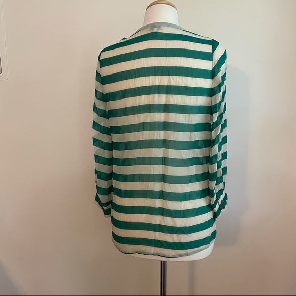 Joie Aceline Sheer Blouse - Picture 8 of 10